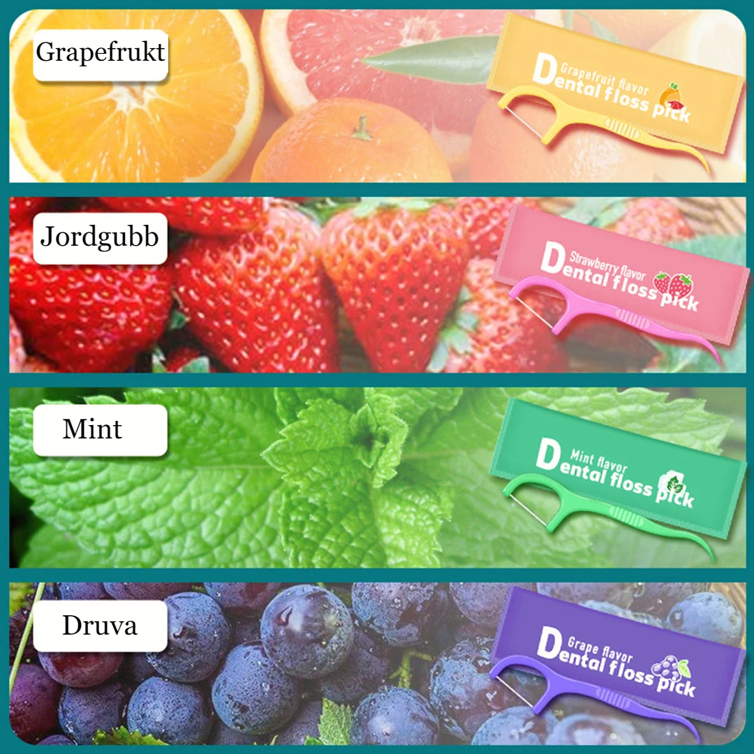 Tanntråd med Smak - 30 stk