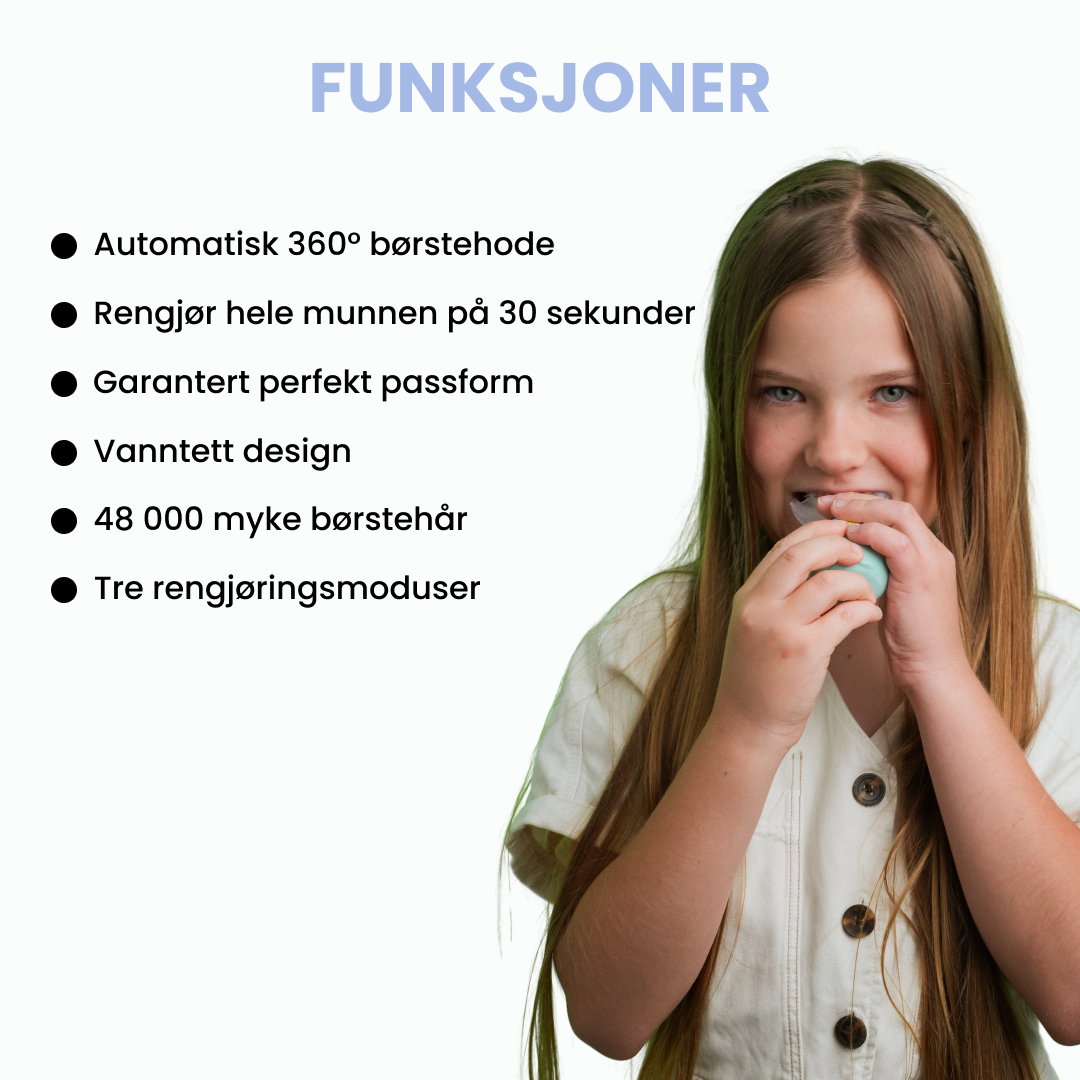 Barnebørste - Gummy Green