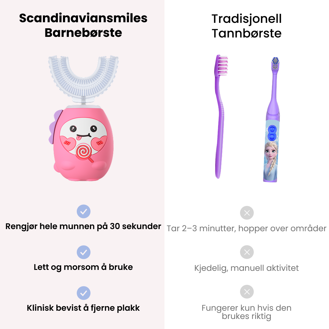 Barnebørste - Peppy Pink