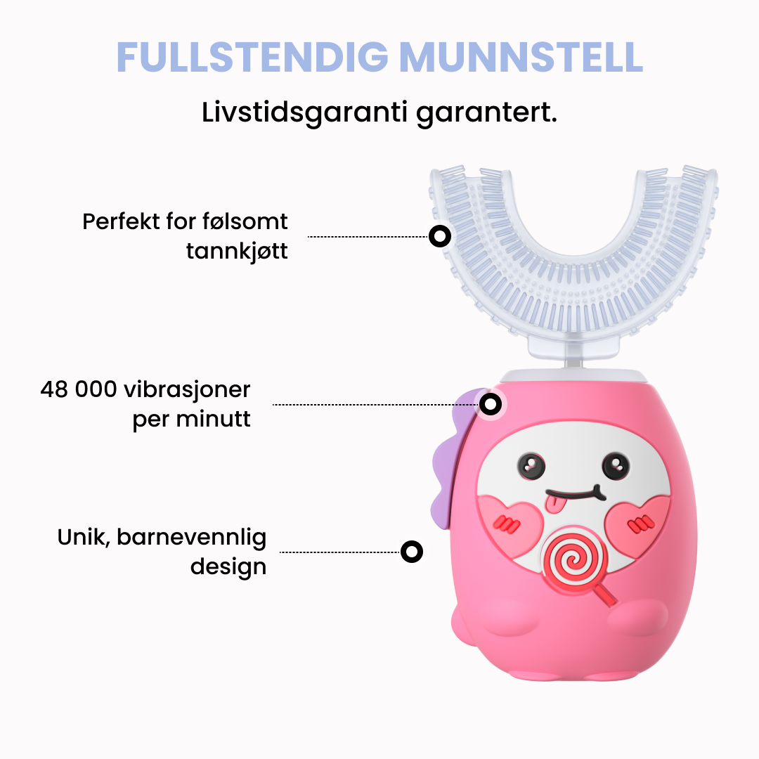 Barnebørste - Peppy Pink