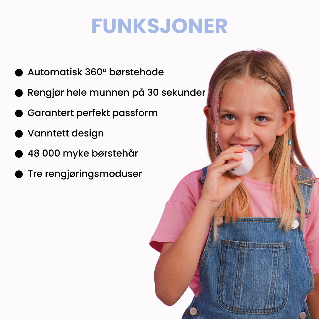 Barnebørste - Peppy Pink