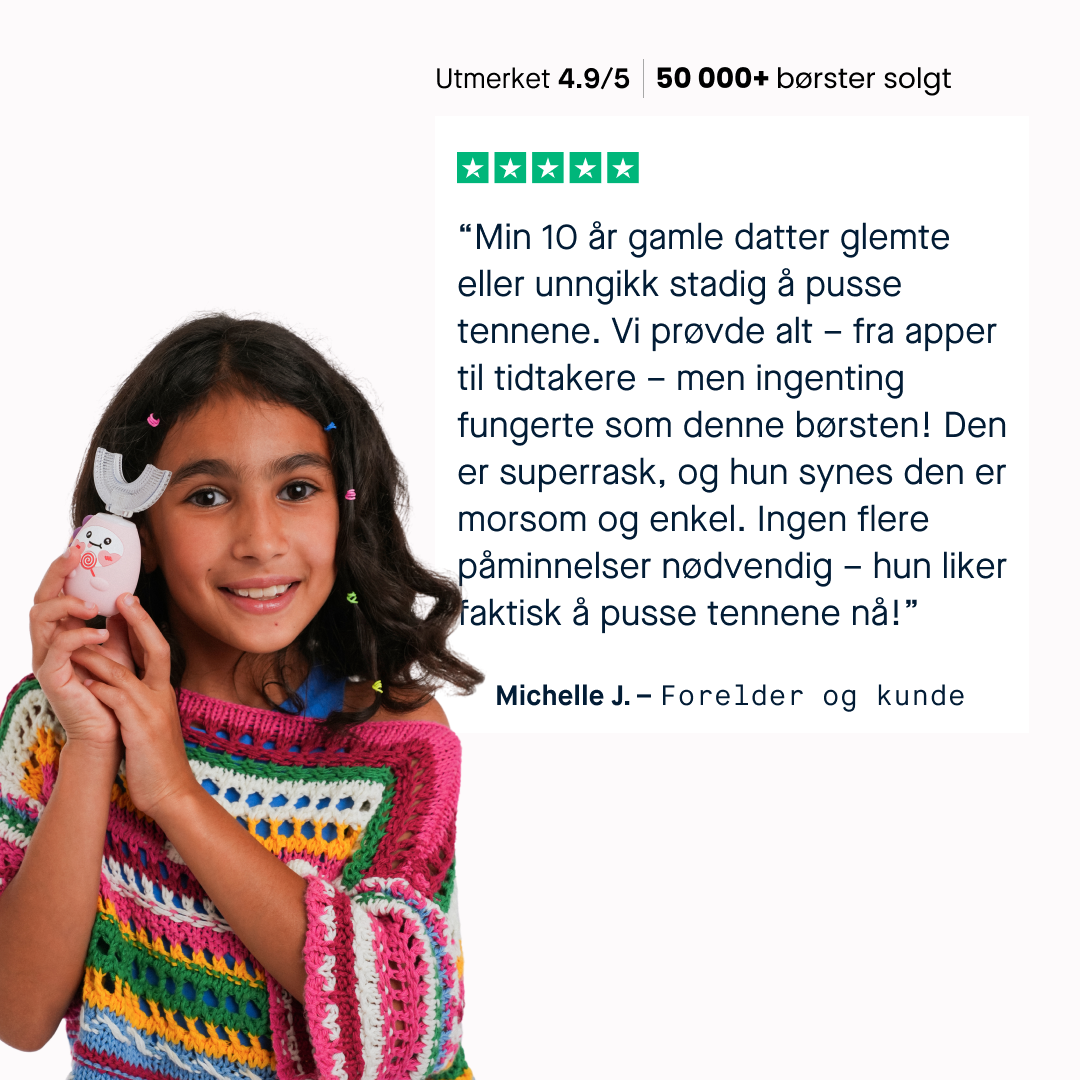 Barnebørste - Peppy Pink